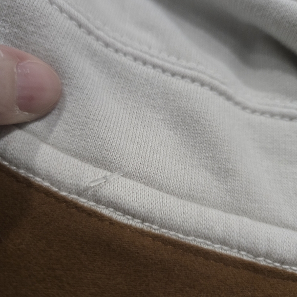 Embroidered Brown and White Jacket Tricia Fix XFree People Cowgirl Cardi XL Nwt - Picture 8 of 8